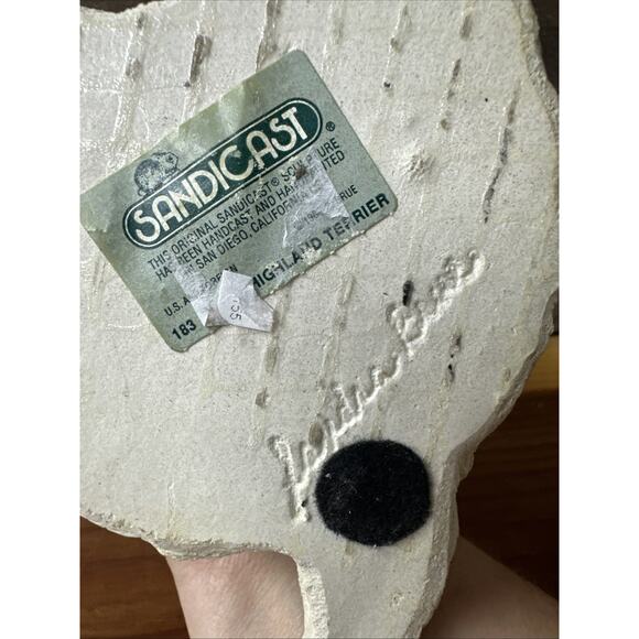 Sandicast West Highland Terrier Sculpture 8” Tall - Picture 7 of 7